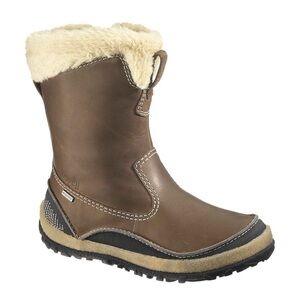 Merrell taiga waterproof calf  fur leather winter boots rubber sole 9.5
